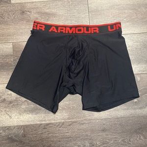Under Armour Boxerjocks 3” Large Black/Red